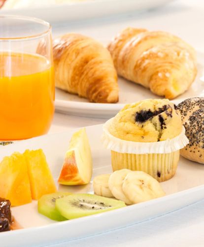 Colazione fresca dell'Hotel Brenner