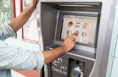 Choose a language for Self-Check-in