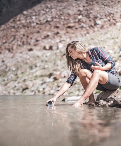 Wandern durch die unberührte Natur