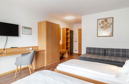 Zweibettzimmer mit Balkon Hotel Brenner